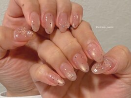 ちゅるちゅるローズネイル♪