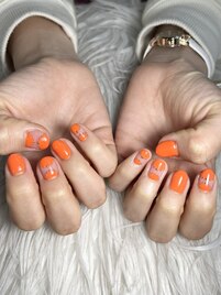 オレンジネイル