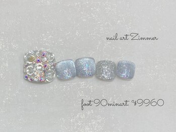 ネイルアート ジマー/foot 90minart ¥9960