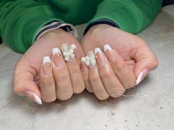 サロンド イト(salon de ito)/チーク×フレンチ×リボン