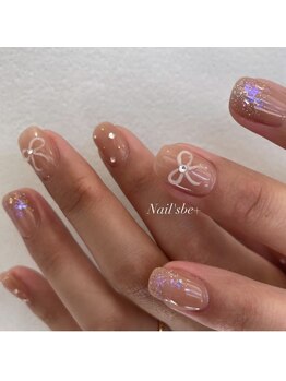 ネイルズビー 国府店(Nail's be)/リボンネイル