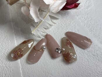 ネイルソファ 宝来(nail sofa)/【山内担当】桜ネイル