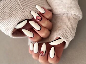 モグズ(MOG's)の写真/【持ち込みデザイン60分メニュー】埋め尽くしであなたの爪をもっと可愛く☆途中でメニュー変更も大丈夫◎