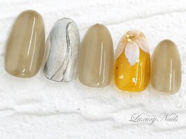 上品*冬フラワーネイル