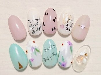 マール(MeaR)の写真/<オフ/ケア込>アート6本¥7000◆主婦の方や仕事が忙しい方にも◎9:30～21:00営業★貸切のゆったり個室空間！