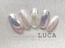 ネイルアトリエルカ(nail atelier LUCA)/L-44 オーロラキャンディネイル