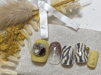 ブレス 仙台駅前本店(BLESS)/ゼブラネイル