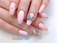 アトリエ エムシー 新富町(Atelier MC)/可愛いピンクのワンホンリボン