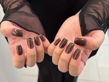 ネイル アヴァンス あべのルシアス店(Nail AVANCE.)/ツヤツヤワンカラー　miyu