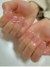 【ハンド】細フレンチネイル