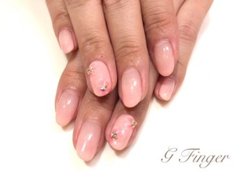 ジー フィンガー 千葉店(G)/桜がポイント☆オフィスネイル
