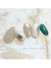 ネイルサロン クイル(QUILL)/５月グリーン（３）