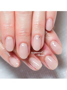 たゆ ネイル(たゆnail)/自然なピンクオフィスネイル