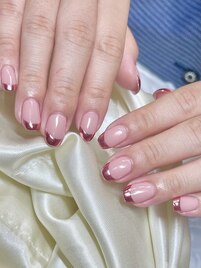 フレンチネイル（ミラー）