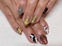 ネイルサロン ジュノ(JUNO)/アート4本 担当じゅん