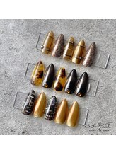 エアネイル(eA NAIL)/定額/ツイード/べっ甲/チェック