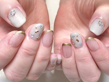 ネイルサロン マハロ 横浜四季の森フォレオ店(Nail Salon Mahalo)/ストーンネイル