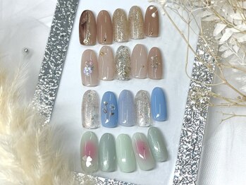 リノ ネイル(Rino nail)の写真/毎月定額全コース新作リリース♪トレンドや季節に合わせたデザインをご用意☆お得におしゃれを楽しんで♪