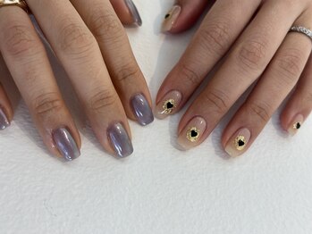 フロウネイル(Flow nail)/simple art