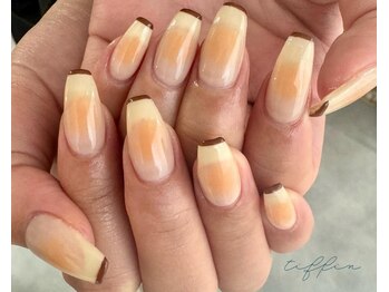 ネイルサロン ティフィン(tiffin)/~冬色チークネイル~