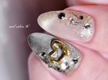 アール(R’)/マグネット×キラキラnail