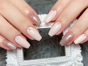 ダークハニー 池袋店(Dark Honey)/ピンクとラメのワンカラー