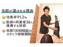 フィール整体院【肩こり/腰痛/骨盤矯正】/当院が選ばれる理由