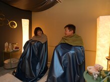 よもぎ蒸しルーム。お一人様～3名様用