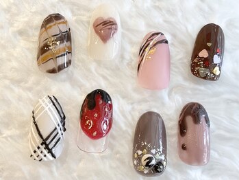 ディア 大森北口店/バレンタインネイル