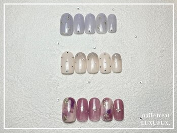 ネイルアンドアイラッシュ ルクソー ホテル日航福岡店(Nail&Eyelash LUXUEUX.)/【定額デザイン¥8800】