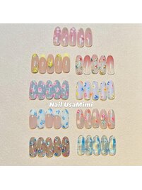 【春】手描きフラワーアート