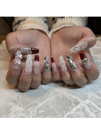 お任せ冬ネイル
