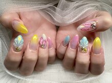 タムタムネイル 本厚木(Tam Tam Nail)/持ち込みデザイン
