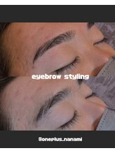 メンズ眉毛専門サロン アンプラス/眉waxケア（担当ななみ）