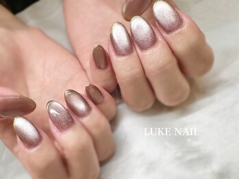 ルークネイル(LUKE NAIL)の写真/モチの良さとフォルムの仕上がりに満足度◎丁寧なカウンセリング込みなのでお爪の悩みはご相談ください♪