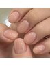 綺麗な自爪風♪深爪補強クリア仕上げ(スカルプ自爪)10本¥7300