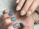 夏のニュアンスネイル