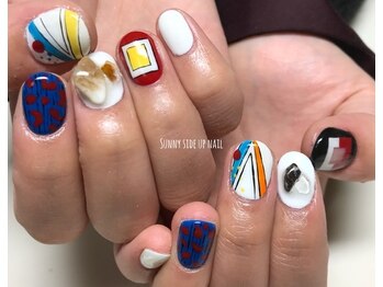 サニーサイドアップ ネイル(Sunny SideUp nail)/Pop art