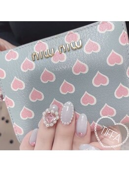 ユファ(YUFFA)/ガーリーアイスブルーネイル