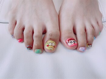 パールビューティーラッシュアンドネイル(Pearl Beauty Lash nail)/キャラクターネイル