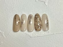 トータルビューティー パッション 茨木(Total Beauty Passion)/フラワーミラーネイル