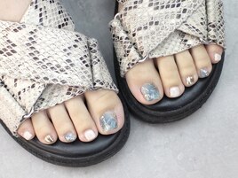 Foot 大理石×ミラー