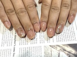 キラキラ天然石ニュアンス