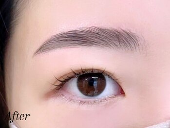 ミーナ 大財店(mina)/アイブロウWAX＋まつ毛パーマ上