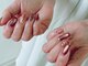 シュエット(Chouette)の写真/【美しいフォルムで理想のロングネイル】長さ出しでもしっかり4週間の持ち♪爪に優しいフィルイン導入店◎