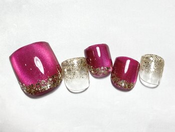 エムネイル(M nail)/12月1月 定額デザイン