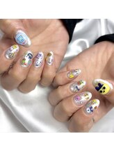 レイネイル 岐阜茜部店(RAY NAIL)/キャラクター×足立