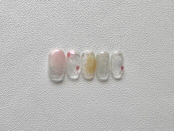 桜ネイル　¥7150