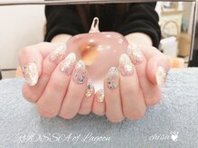 リオッサ オブ ラグーン(RIOSSA of Lagoon)/シンプルネイルｘホロラメ