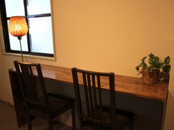 大阪カイロプラクティックセンター/待合も落ち着いて可愛い★